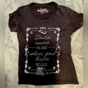 Black Matter Women’s Heather Grey T-Shirt Size L